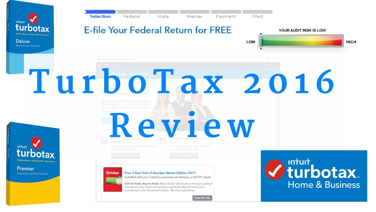 turbotax deluxe 2017 download free